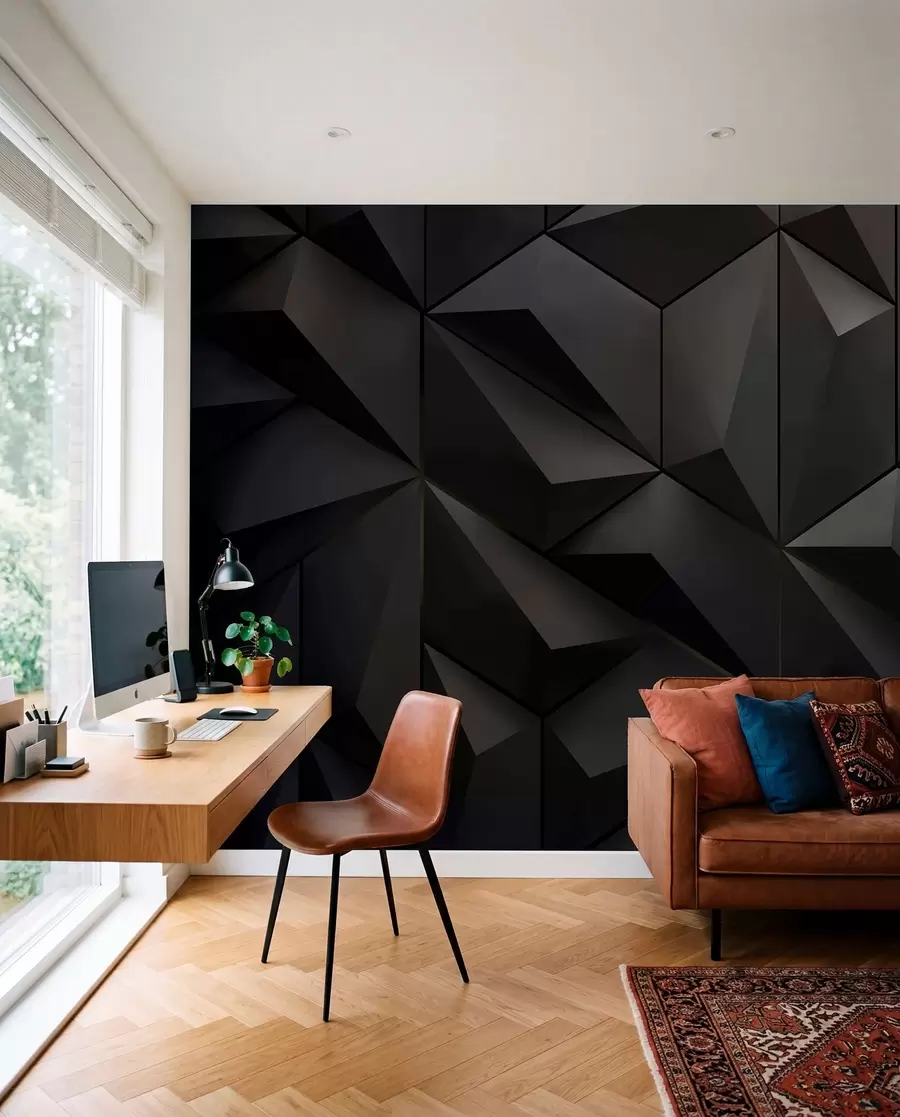 Papier peint Panneaux triangulaires u79936