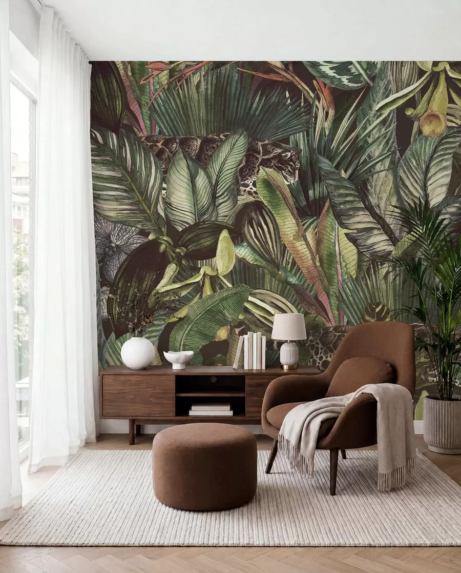 Papier peint Jungle mystérieuse u51884
