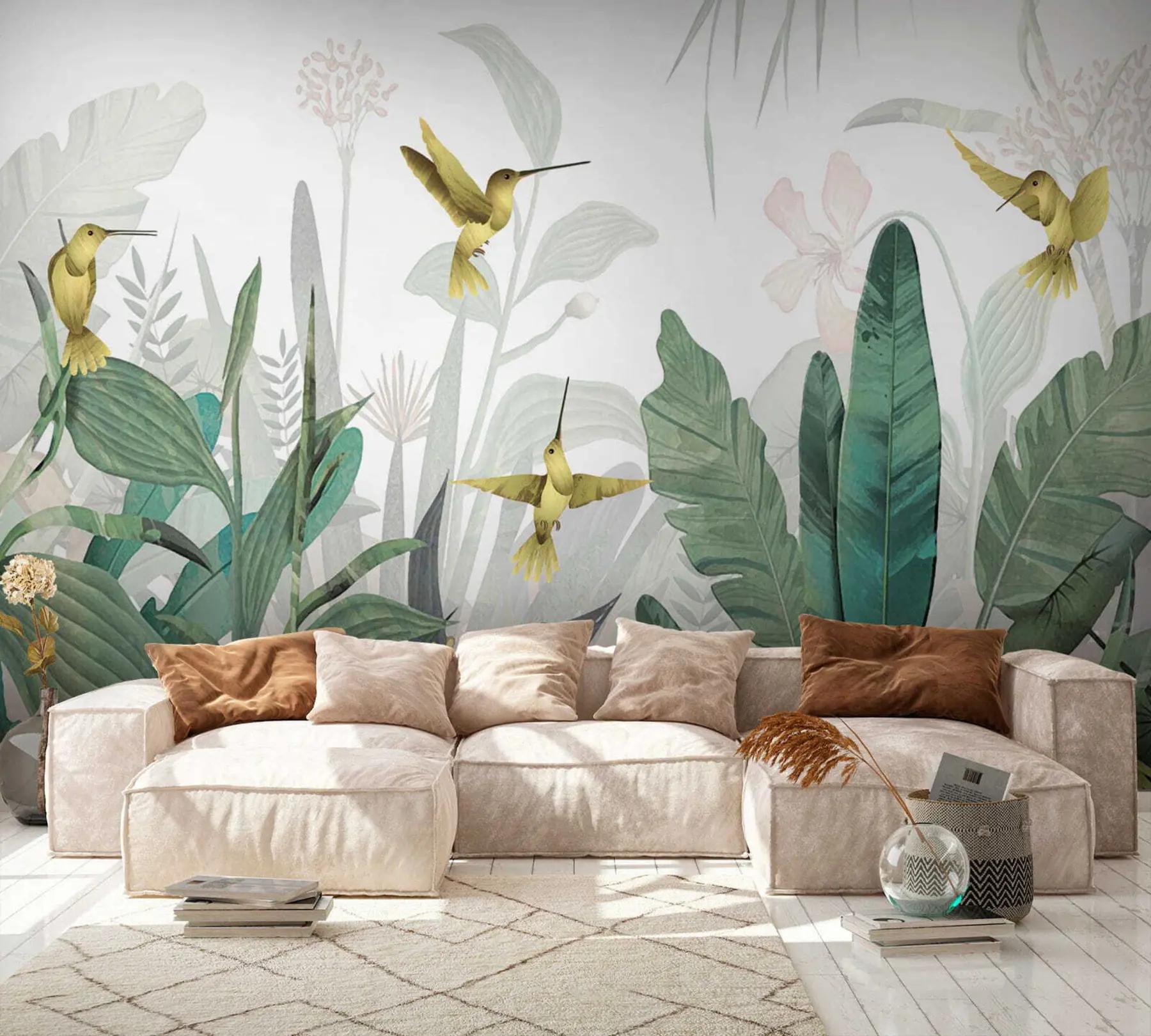Papier peint Fleur, plante et botanique u01841