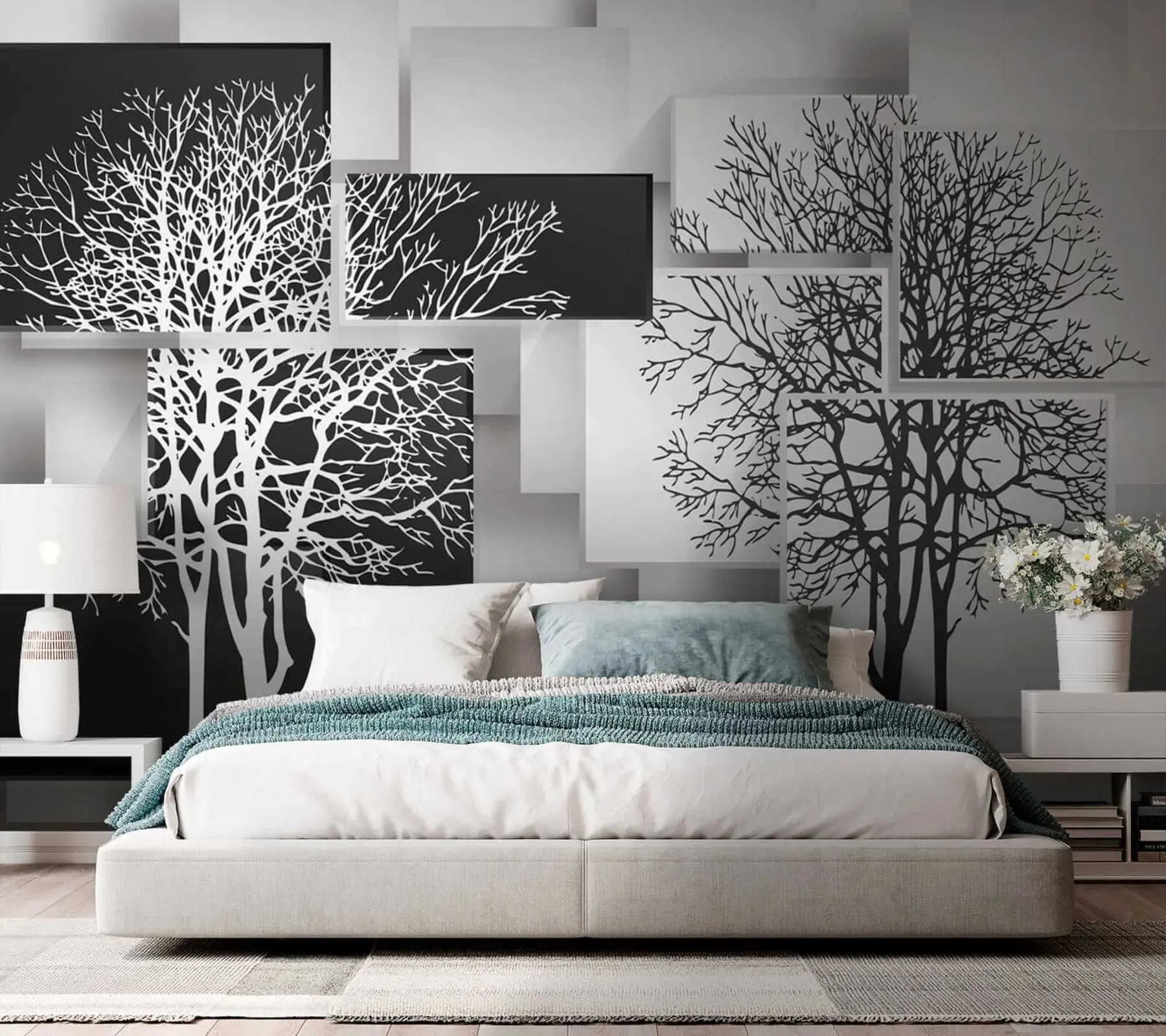 Papier peint Arbre Yin Yan u09369