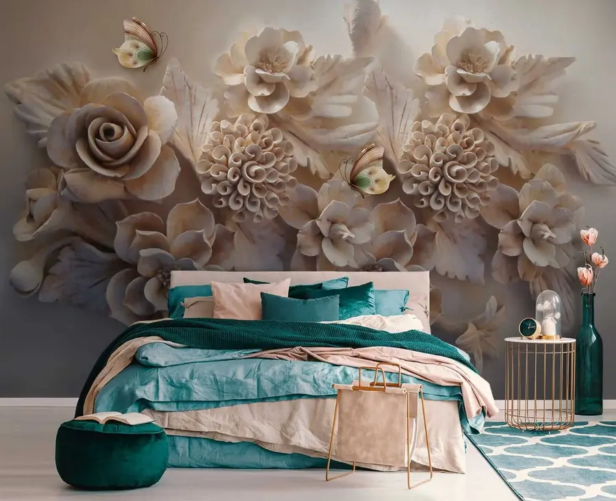 Papier peint Fleurs 3d u16644