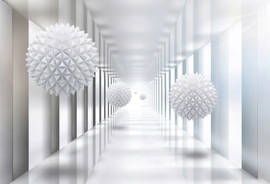 Papier peint Boules dans le tunnel u24571