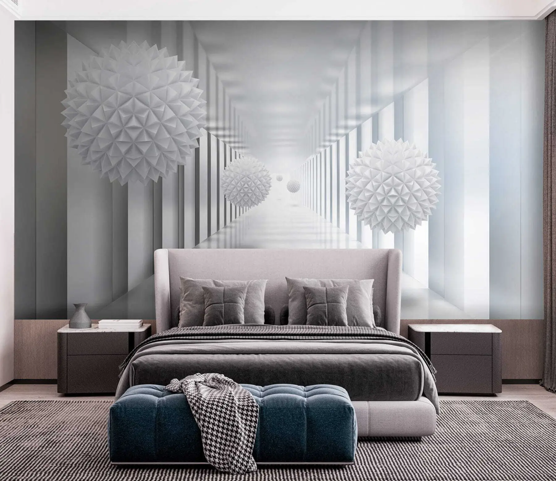 Papier peint Boules dans le tunnel u24571