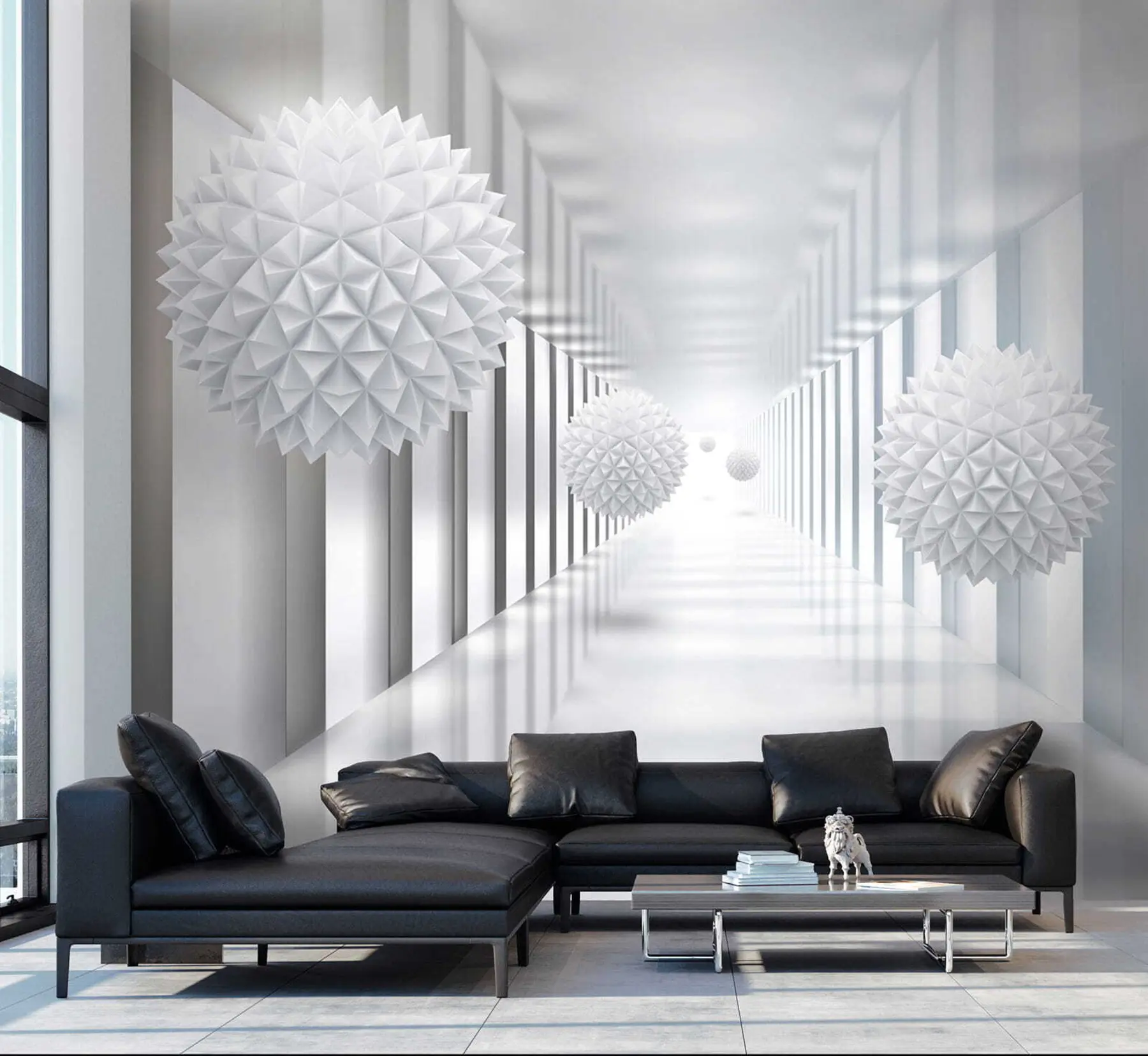 Papier peint Boules dans le tunnel u24571