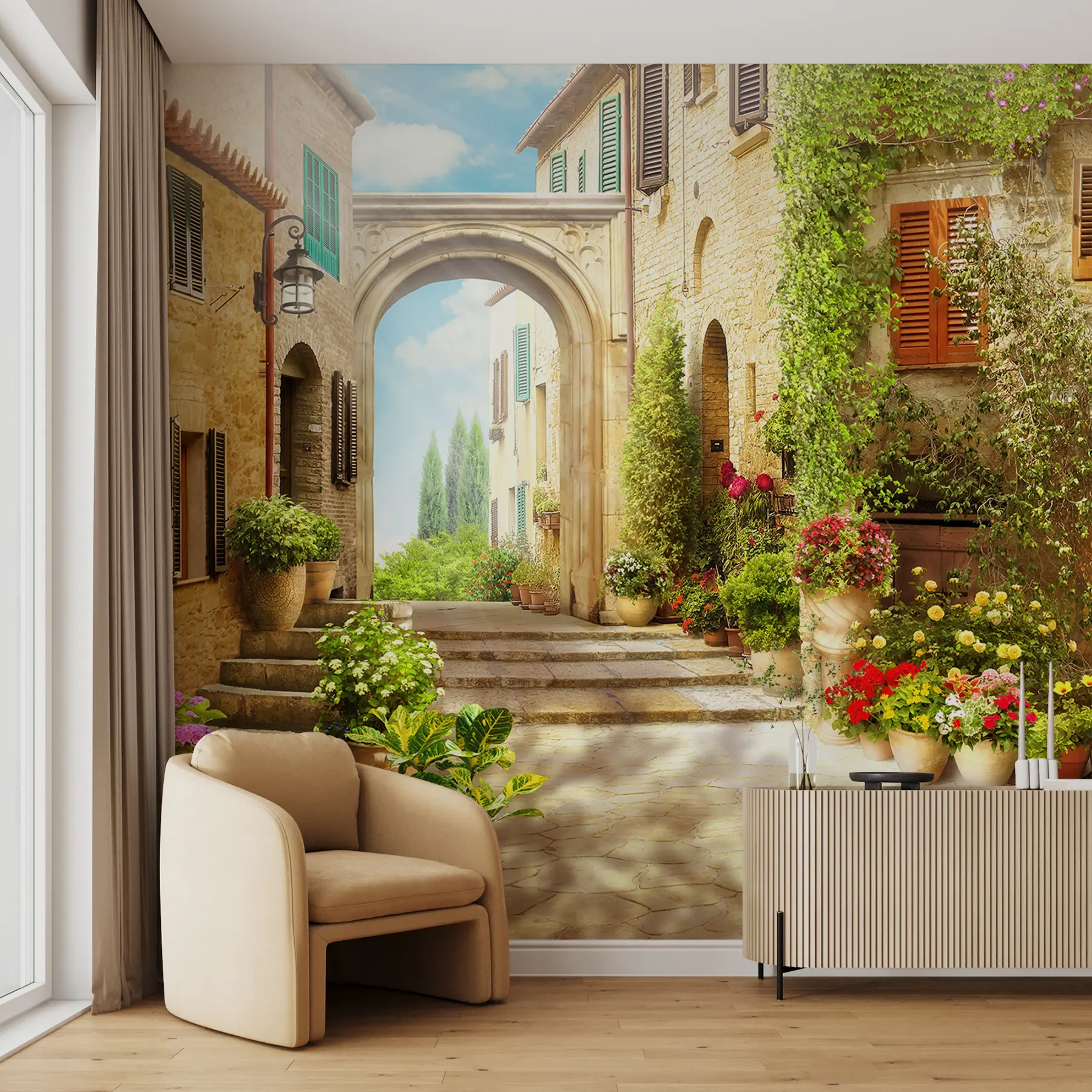 Papier peint Rue confortable u25419