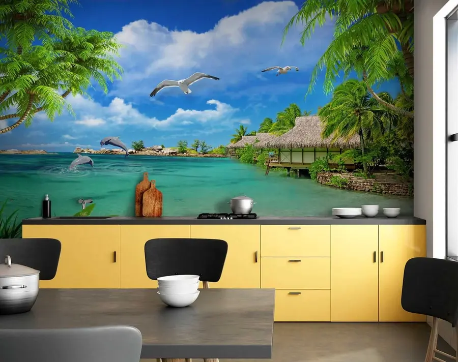 Papier peint Île paradisiaque u26969
