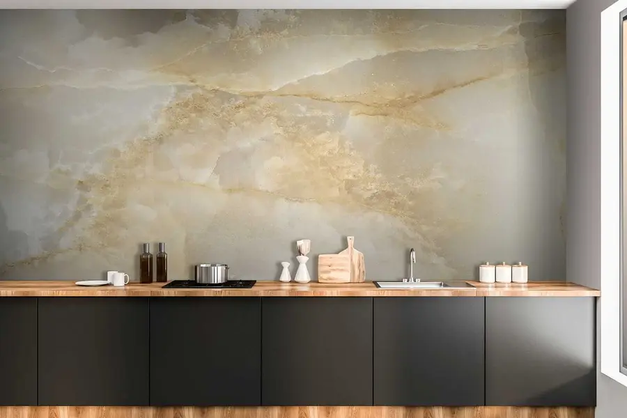 Papier peint Marbre beige u32035