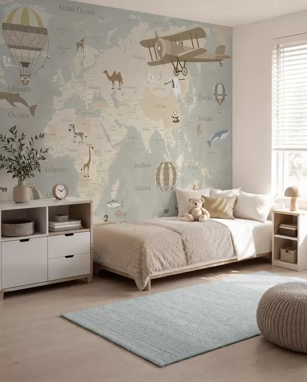 Mappemonde enfante