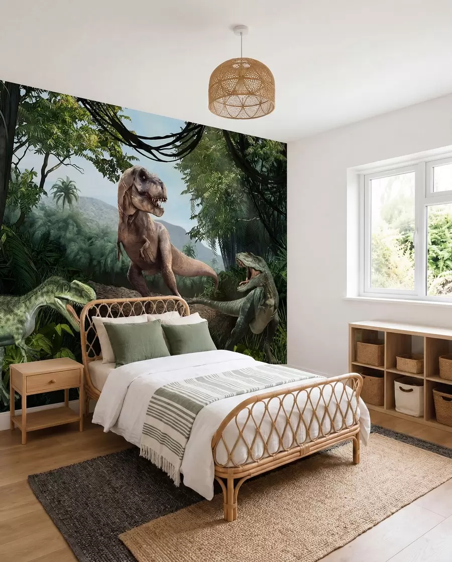 Papier peint Dinosaures dans la jungle u36756