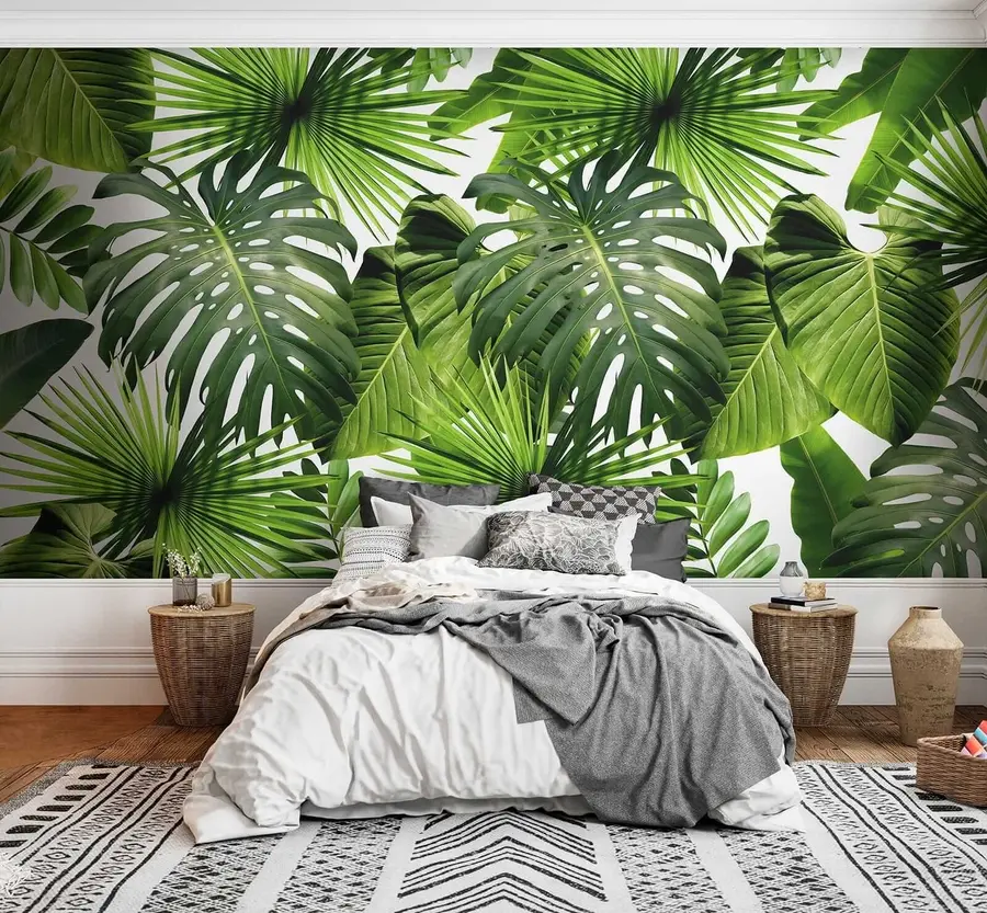 Papier peint Verts tropicaux u37767
