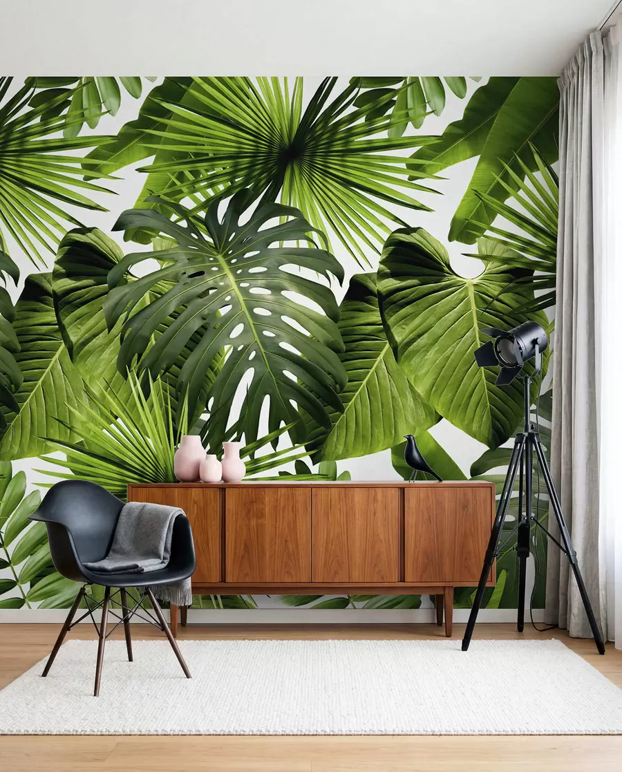 Papier peint Verts tropicaux u37767