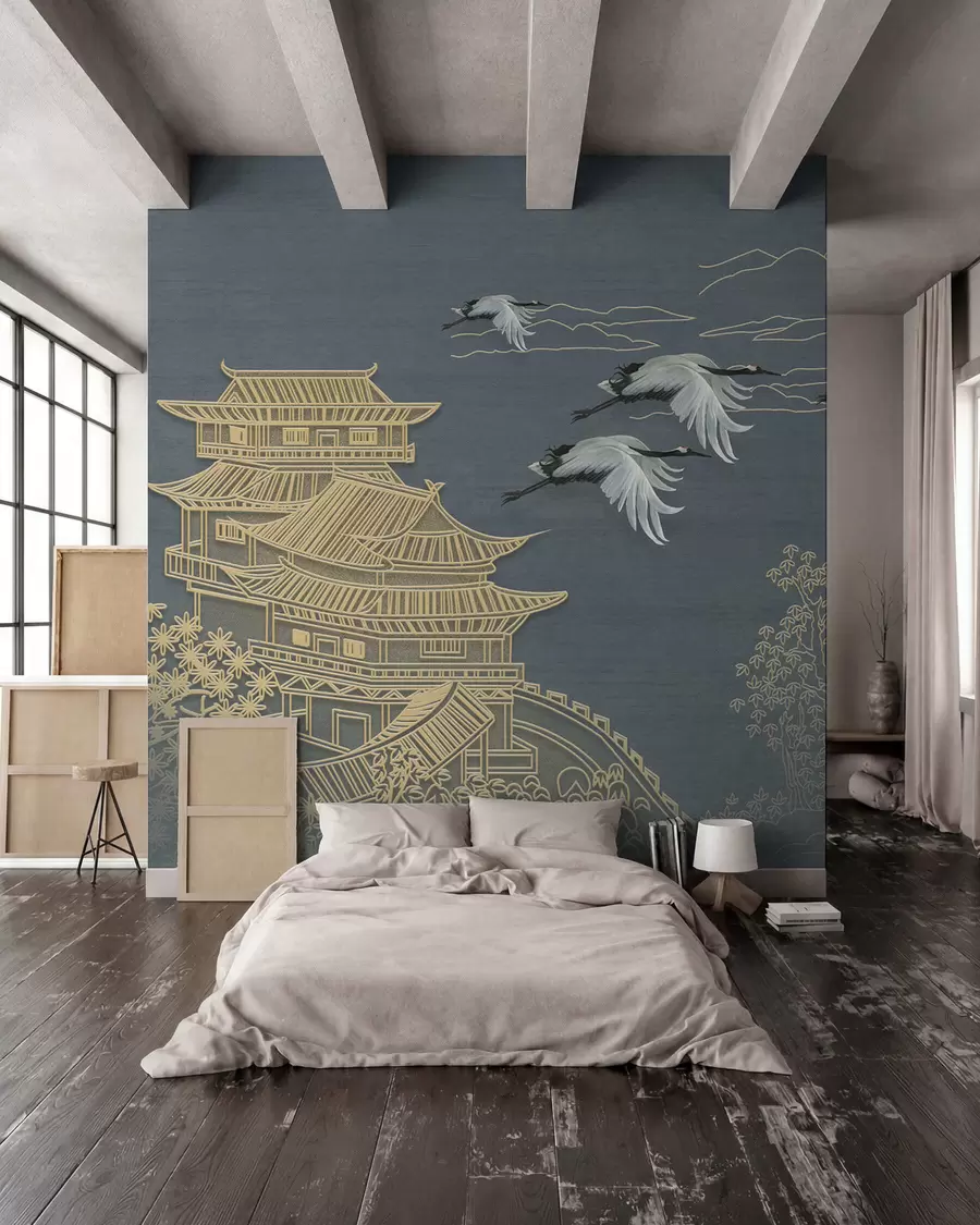 Papier peint Dessin de style japonais u38720