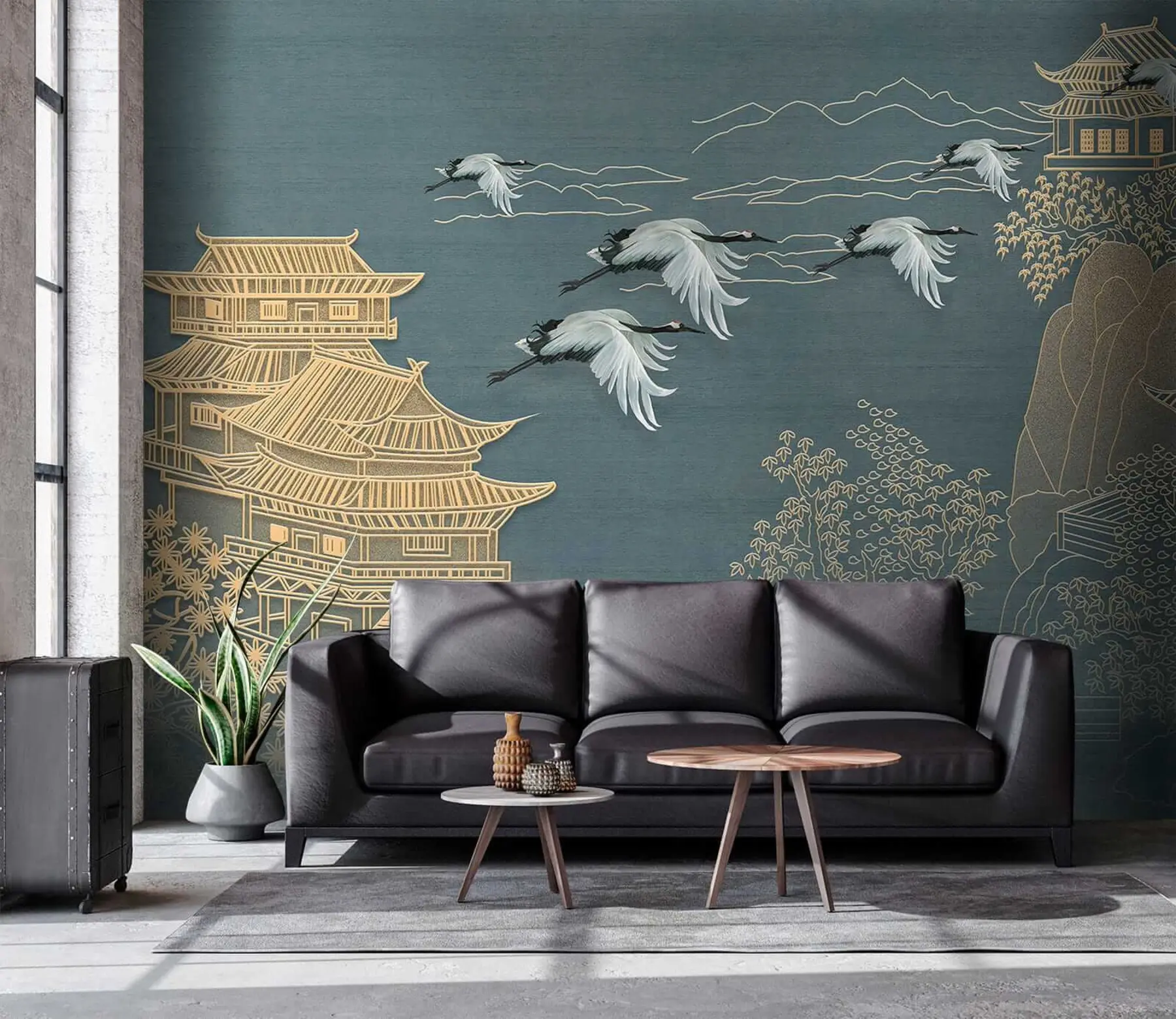 Papier peint Dessin de style japonais u38720