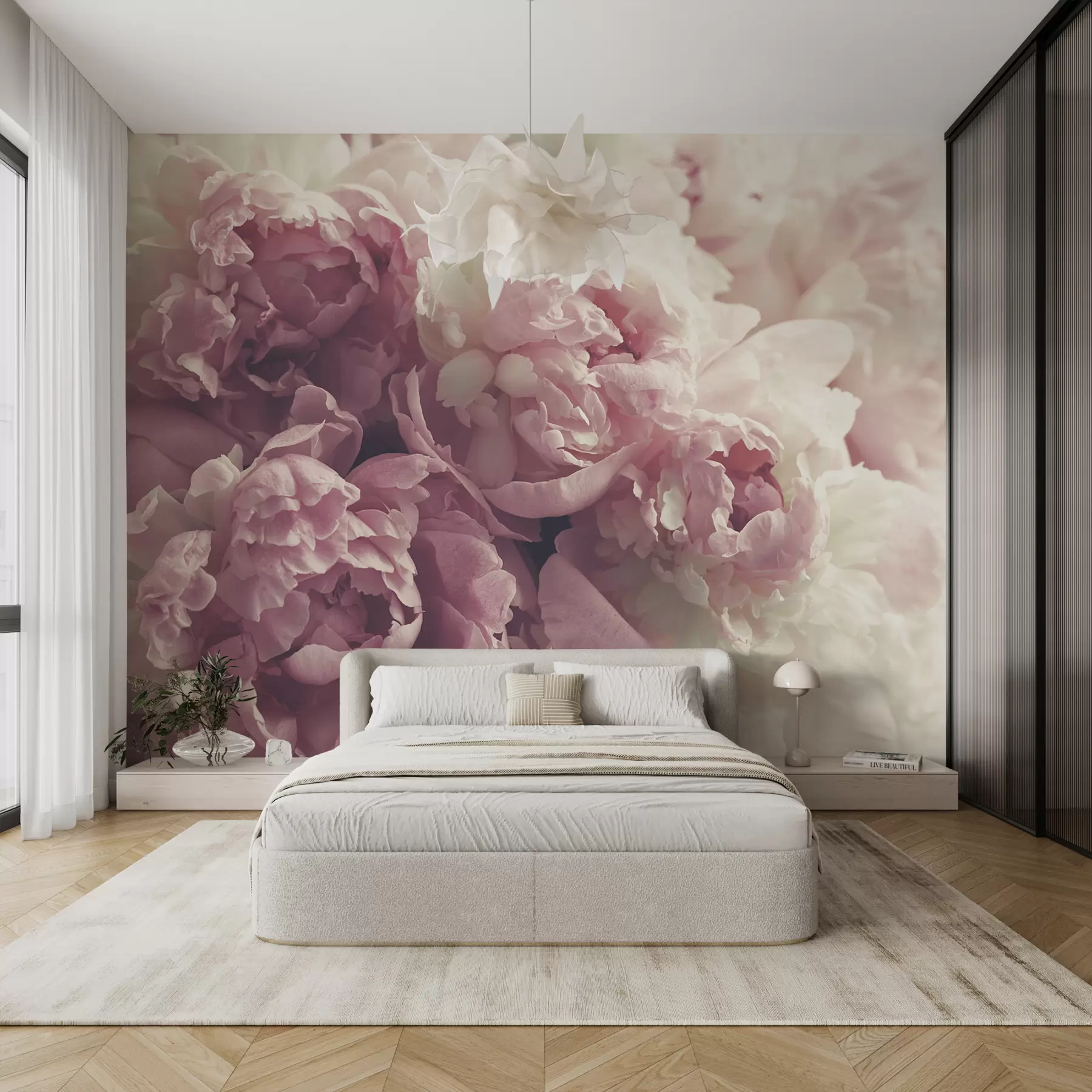 Papier peint Pivoines délicates u44746