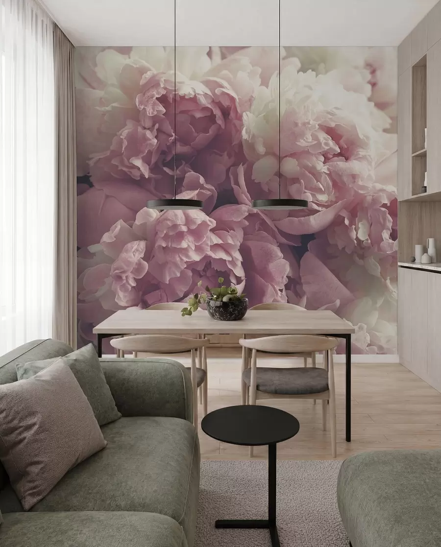 Papier peint Pivoines délicates u44746