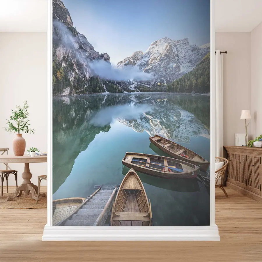 Papier peint Paysage avec bateaux u44826