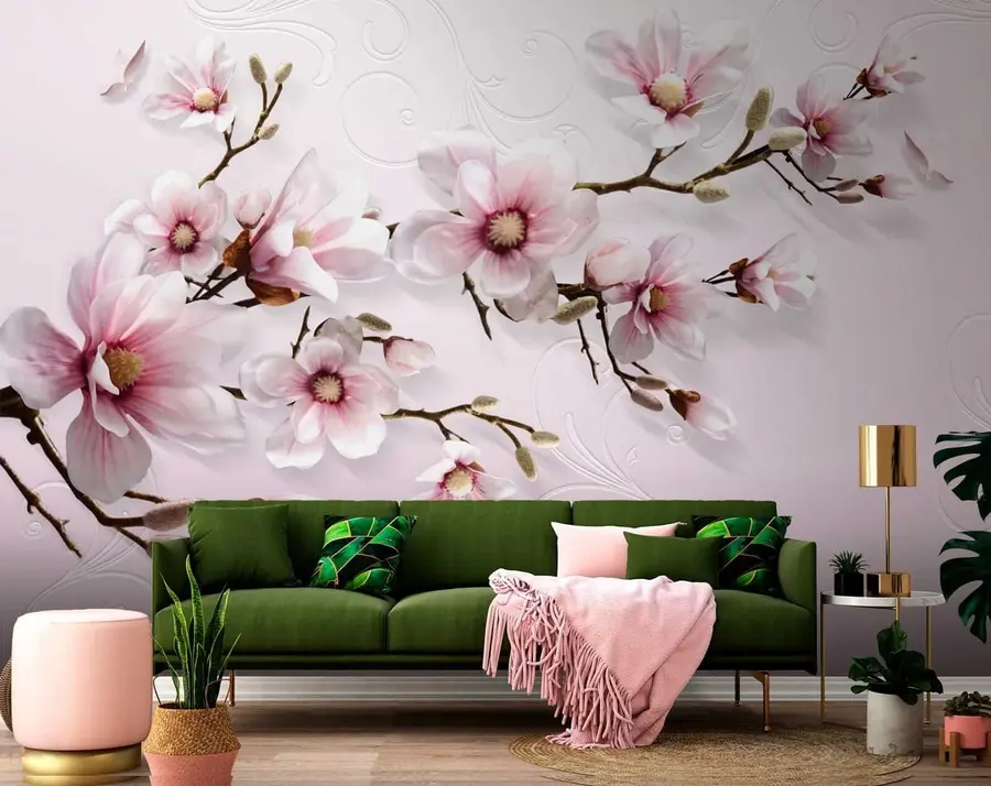 Papier peint Arbre en fleurs u47486