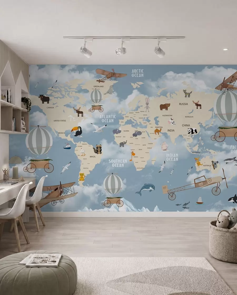 Papier peint Petit voyage autour du monde u48123