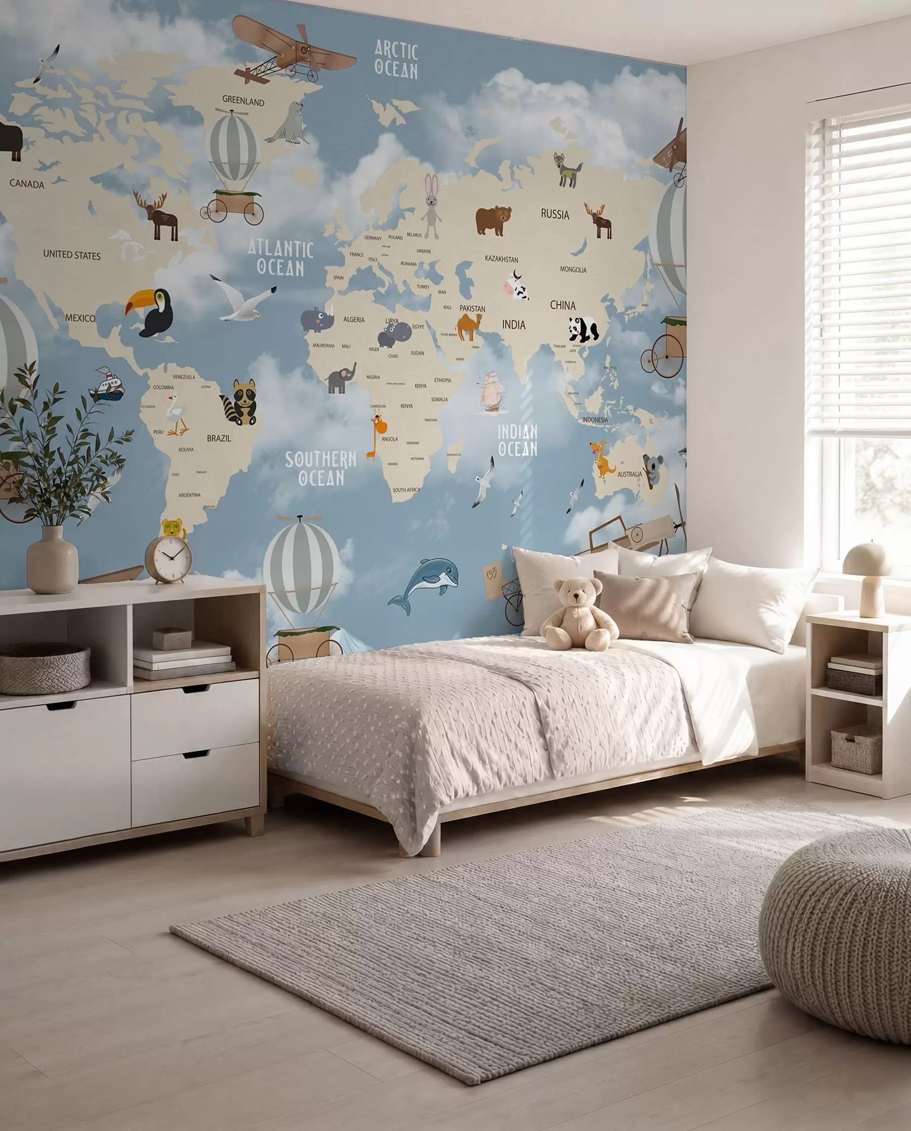 Papier peint Petit voyage autour du monde u48123