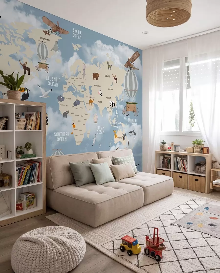 Papier peint Petit voyage autour du monde u48123