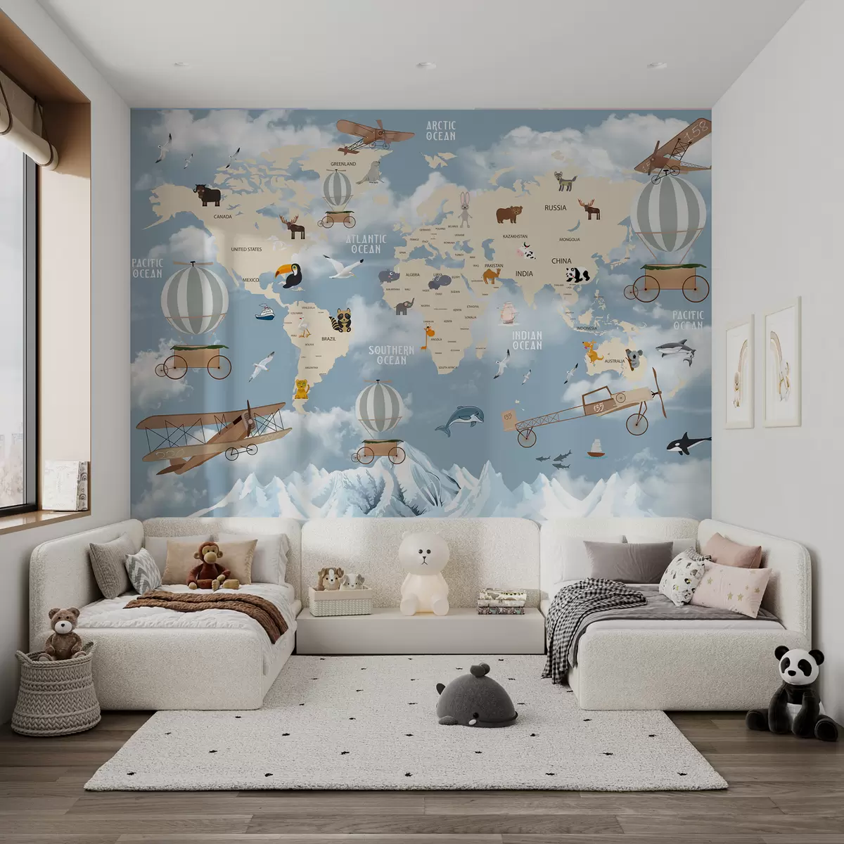 Papier peint Petit voyage autour du monde u48123