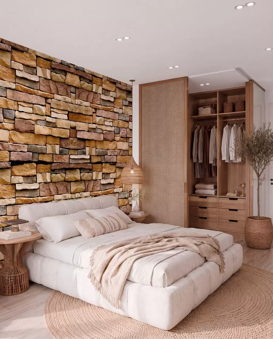 Papier peint Mur de pierre u52545
