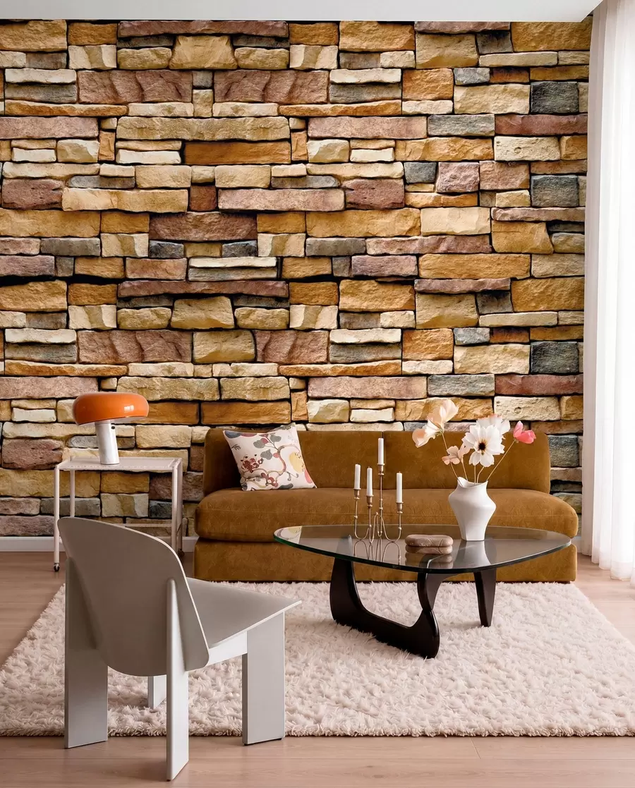 Papier peint Mur de pierre u52545