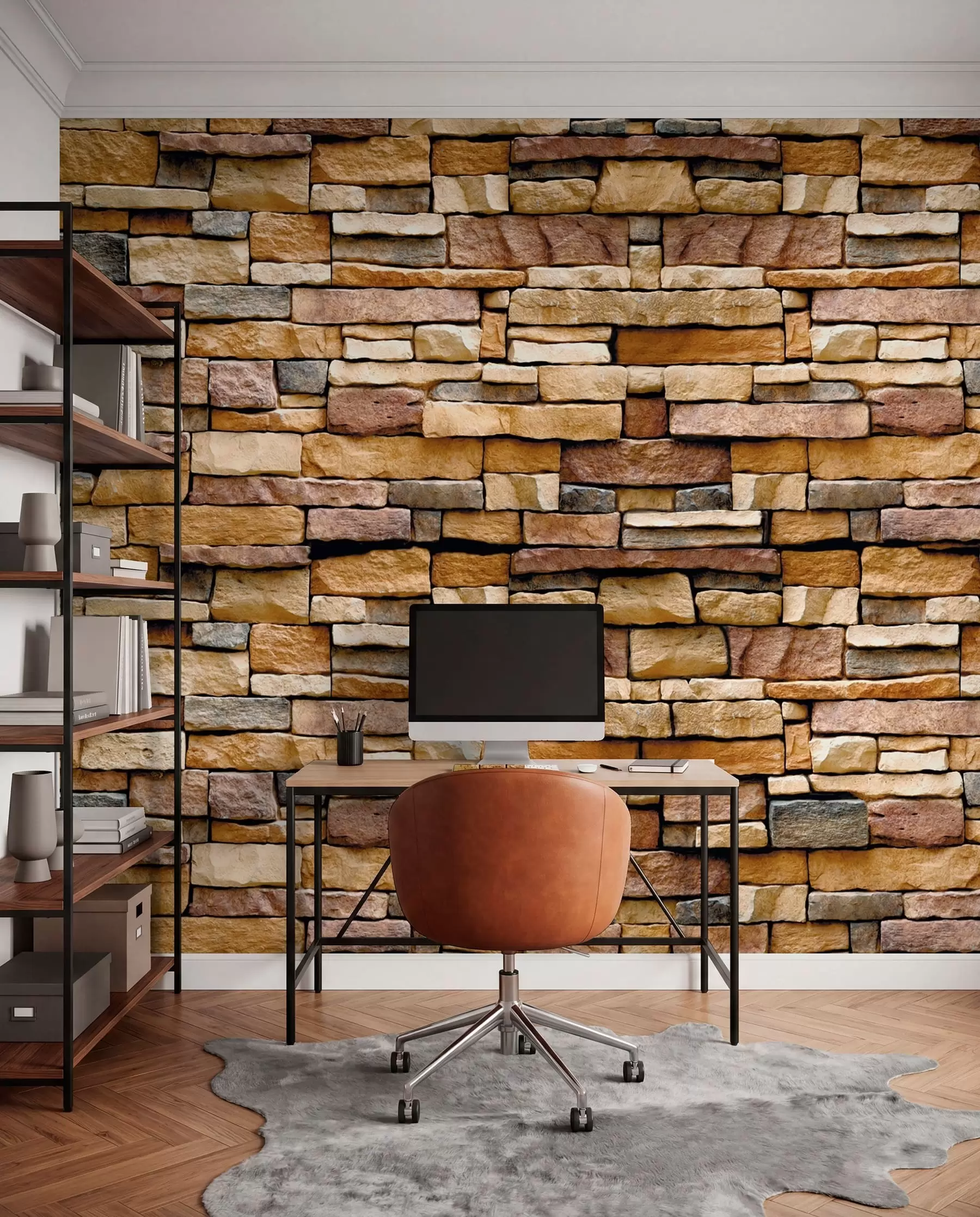 Papier peint Mur de pierre u52545