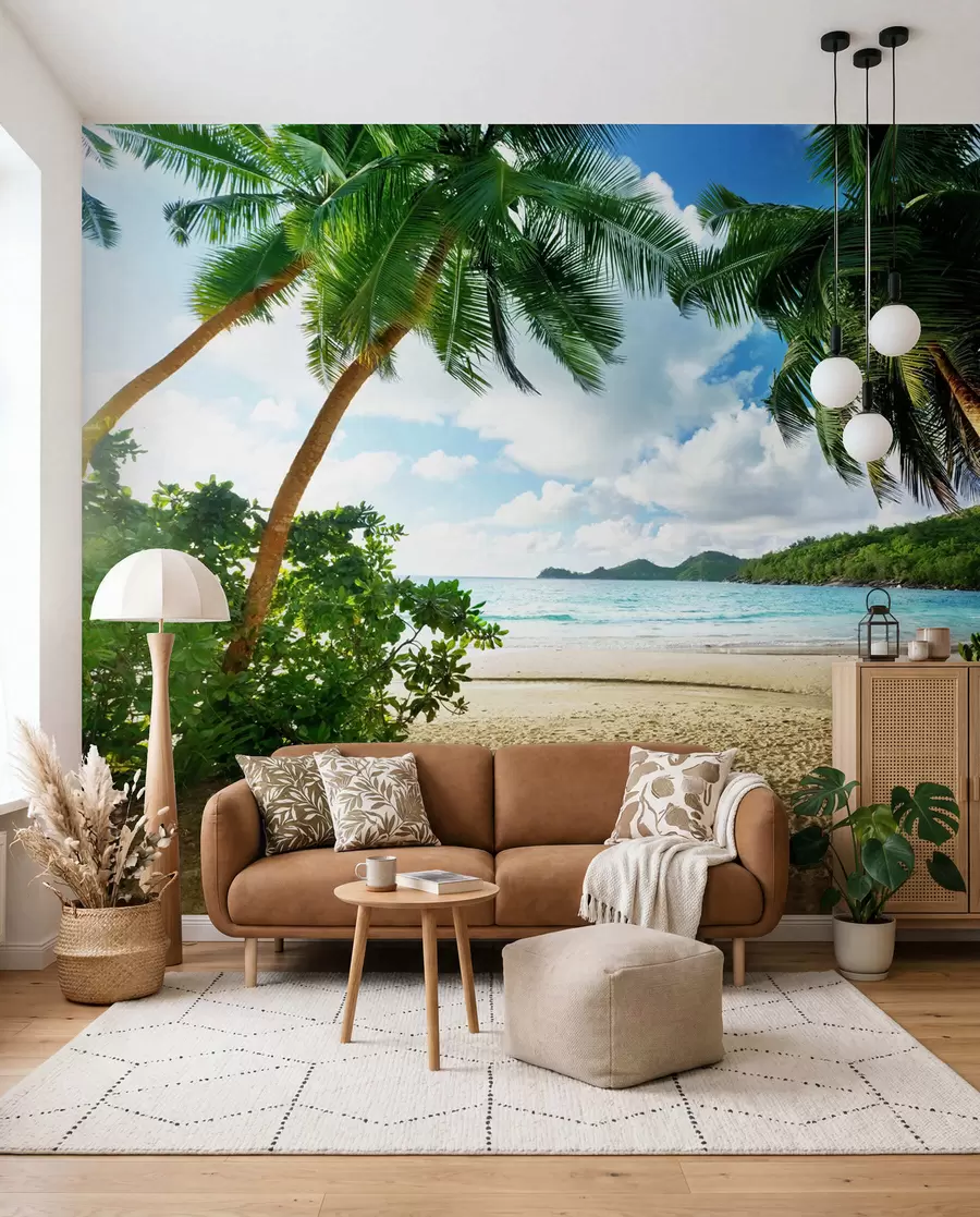 Papier peint Repos sous les palmiers u53753