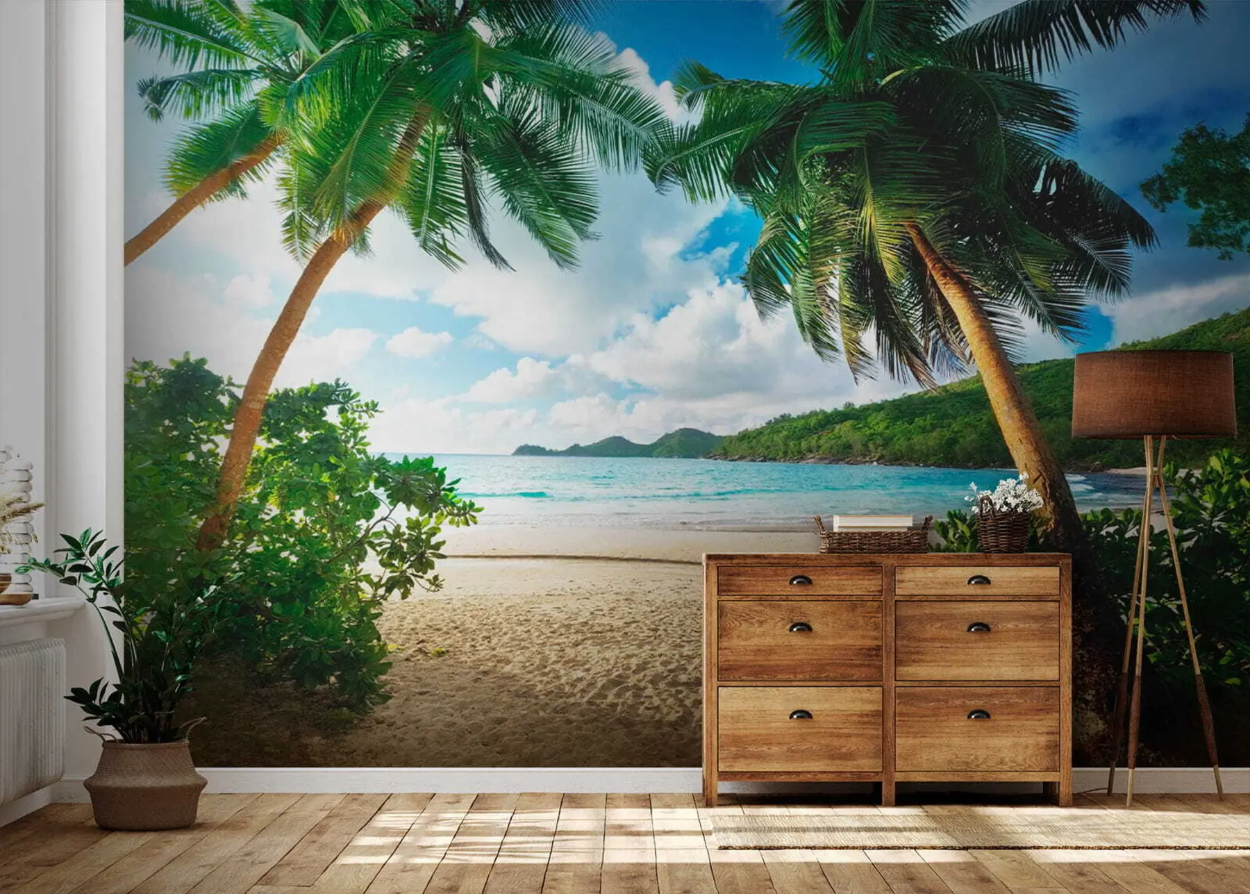 Papier peint Repos sous les palmiers u53753