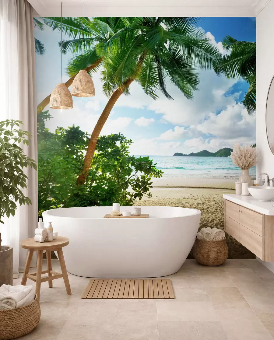 Papier peint Repos sous les palmiers u53753