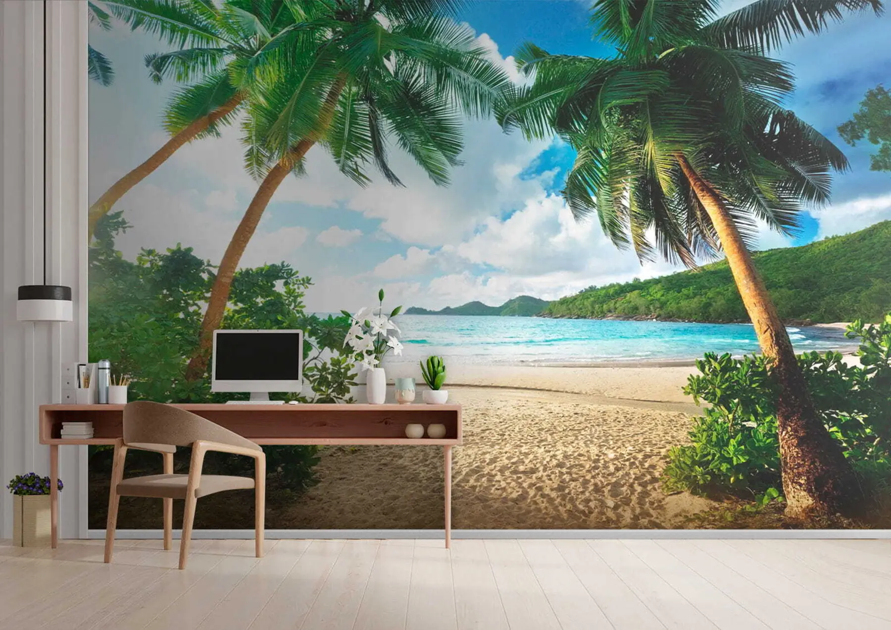 Papier peint Repos sous les palmiers u53753