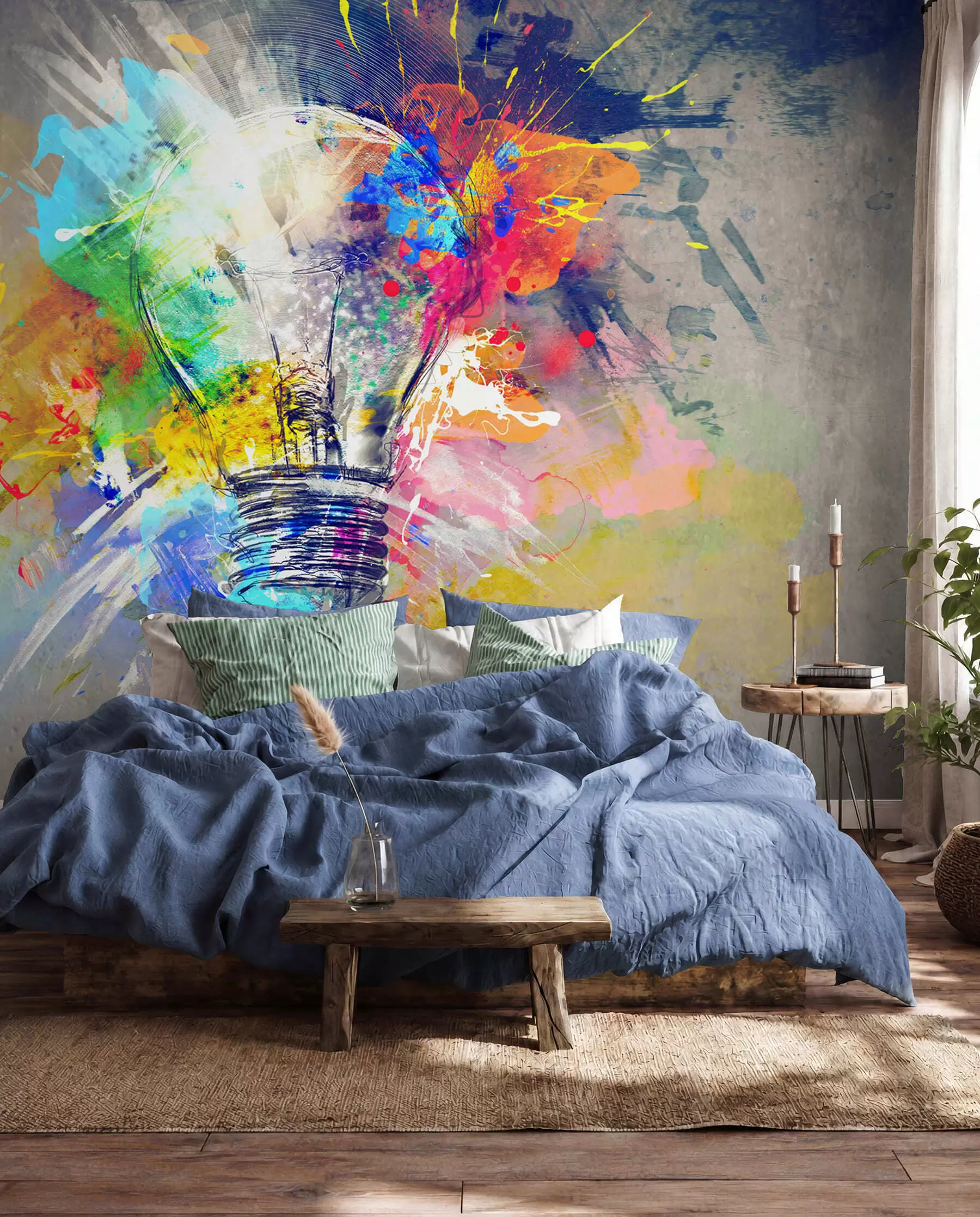 Papier peint Une idée brillante en couleurs u53882