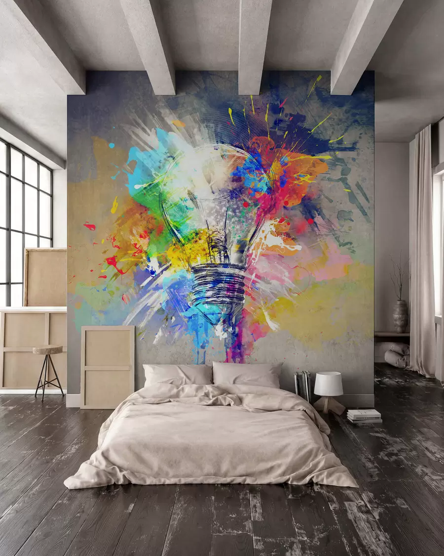 Papier peint Une idée brillante en couleurs u53882