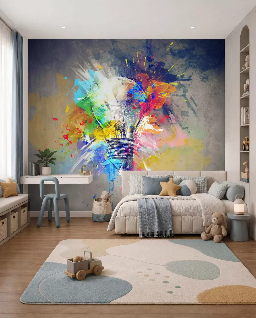 Papier peint Une idée brillante en couleurs u53882