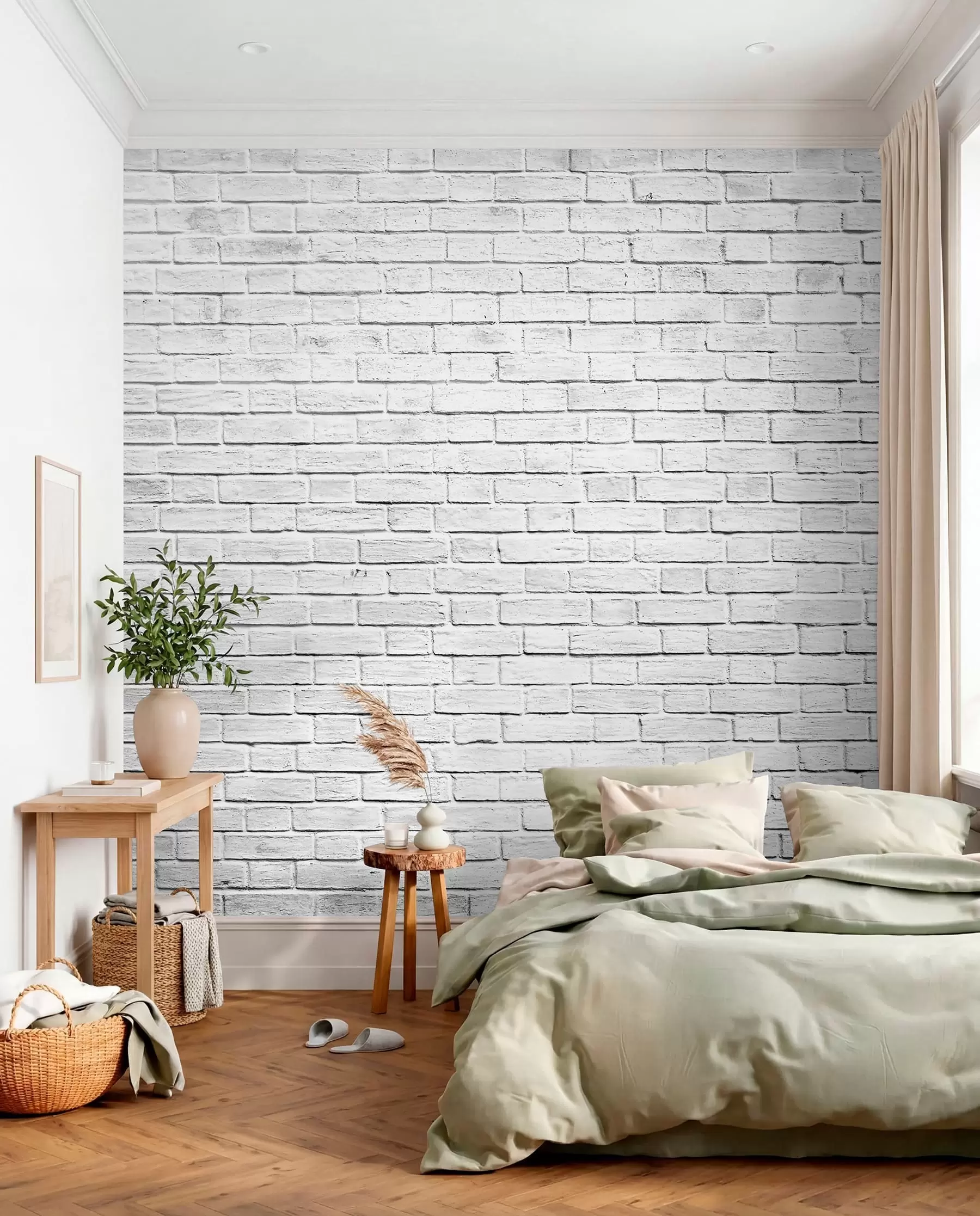 Papier peint Brique blanche u54004