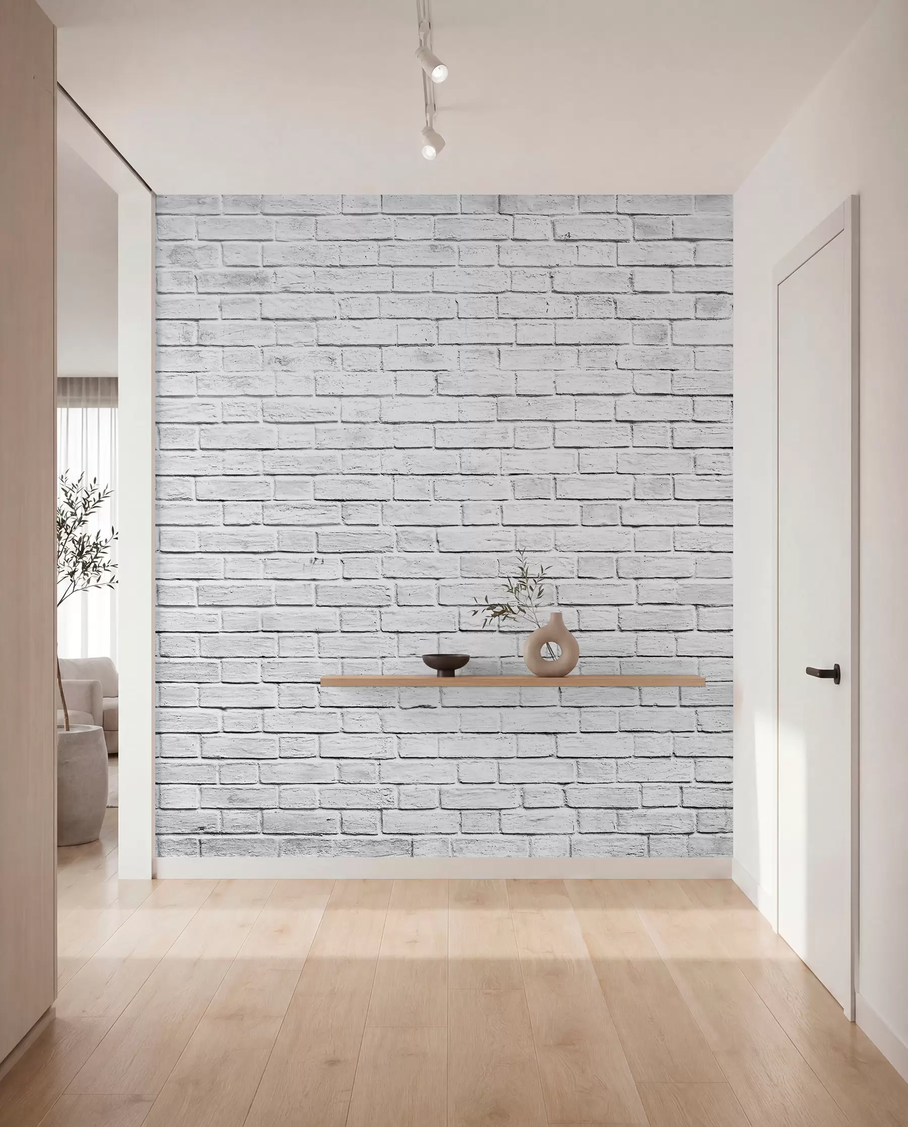 Papier peint Brique blanche u54004