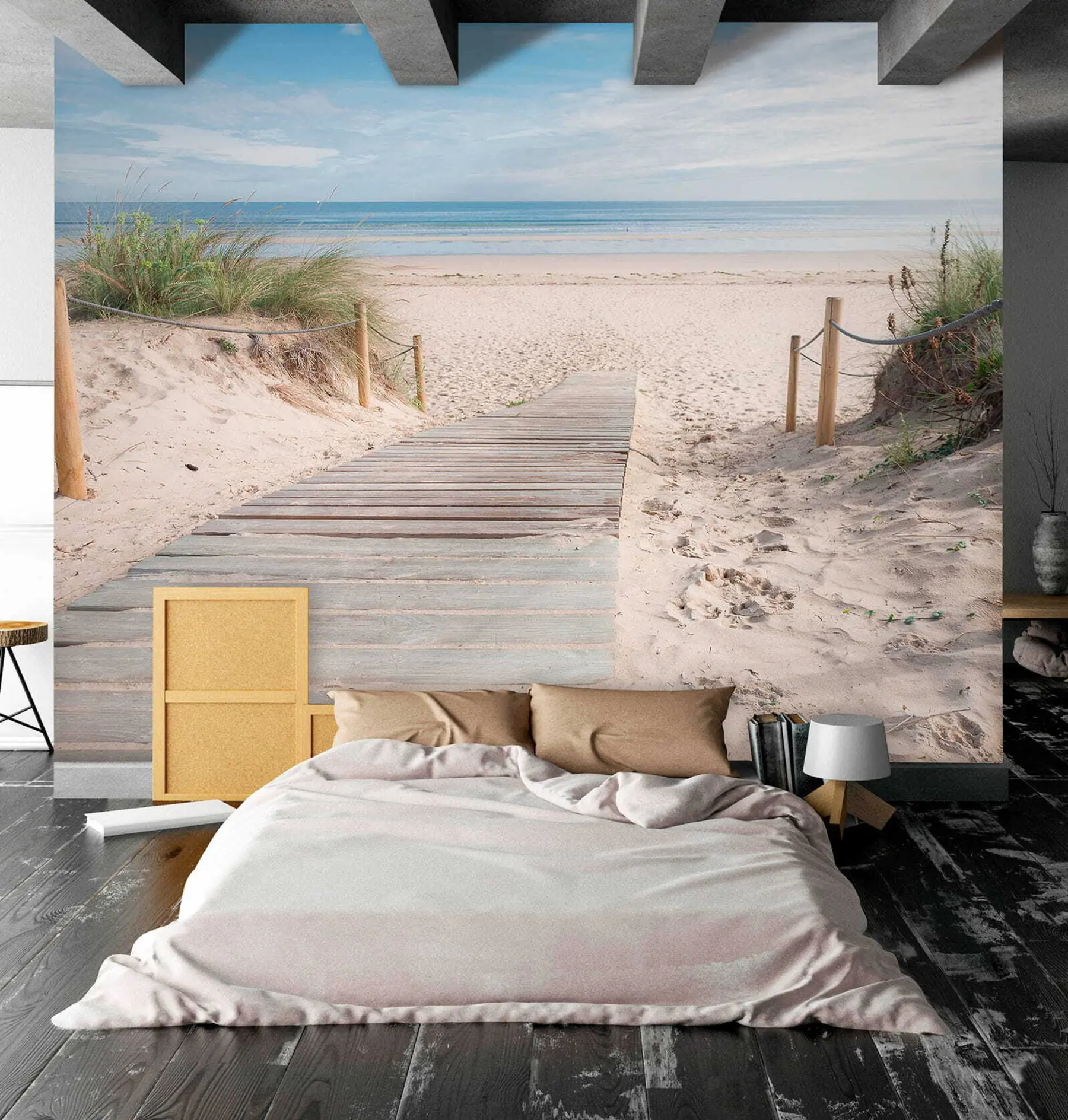 Papier peint Chemin vers la plage de sable u54357