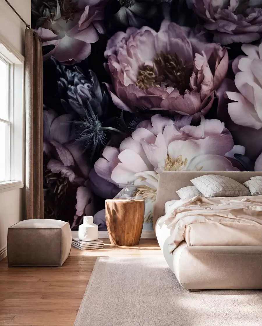 Papier peint Pivoines u55074