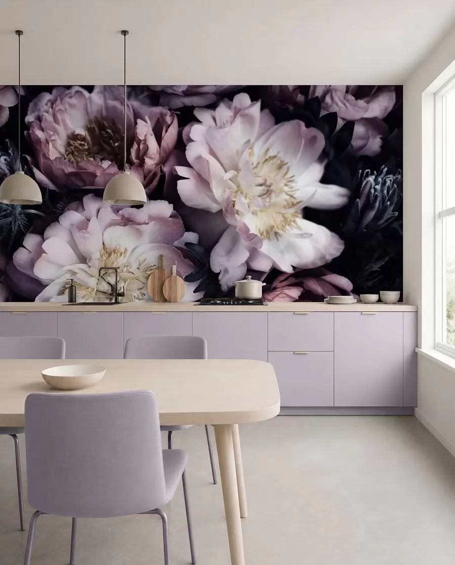 Papier peint Pivoines u55074