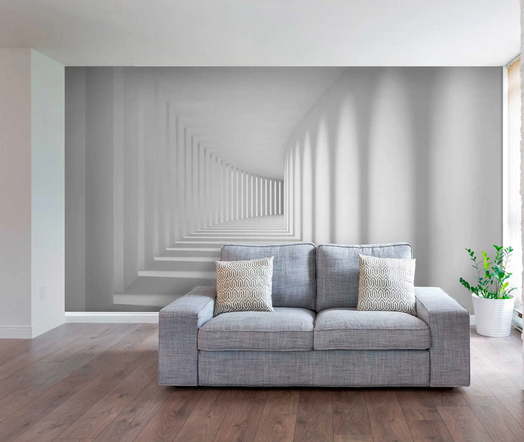 Papier peint Ombres dans le tunnel u55301