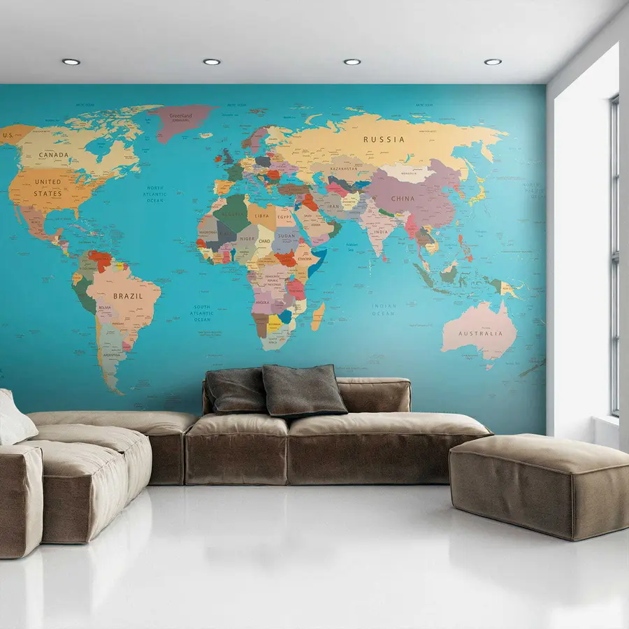 Papier peint Carte du monde u57440