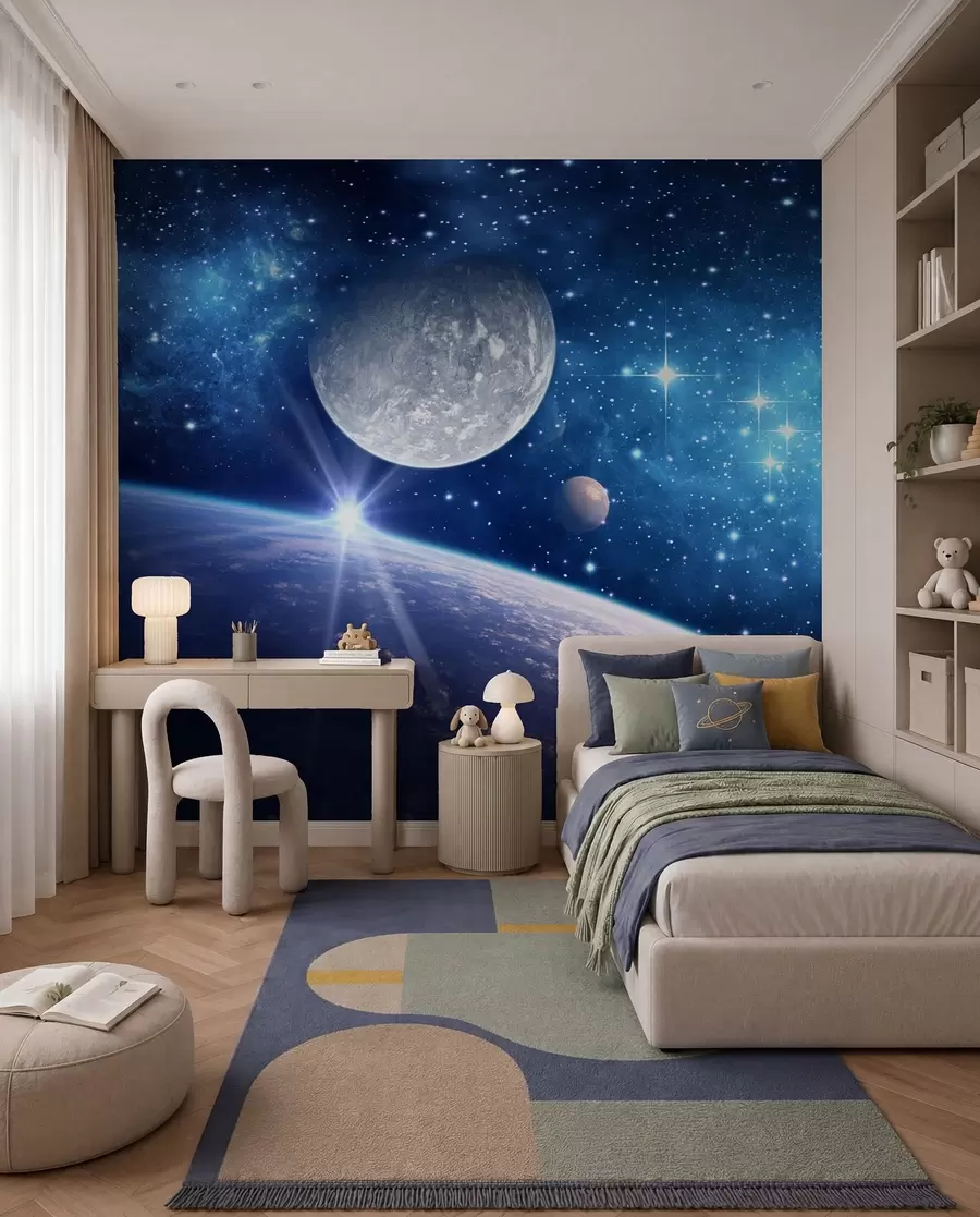 Papier peint Plus loin que la Lune u57785