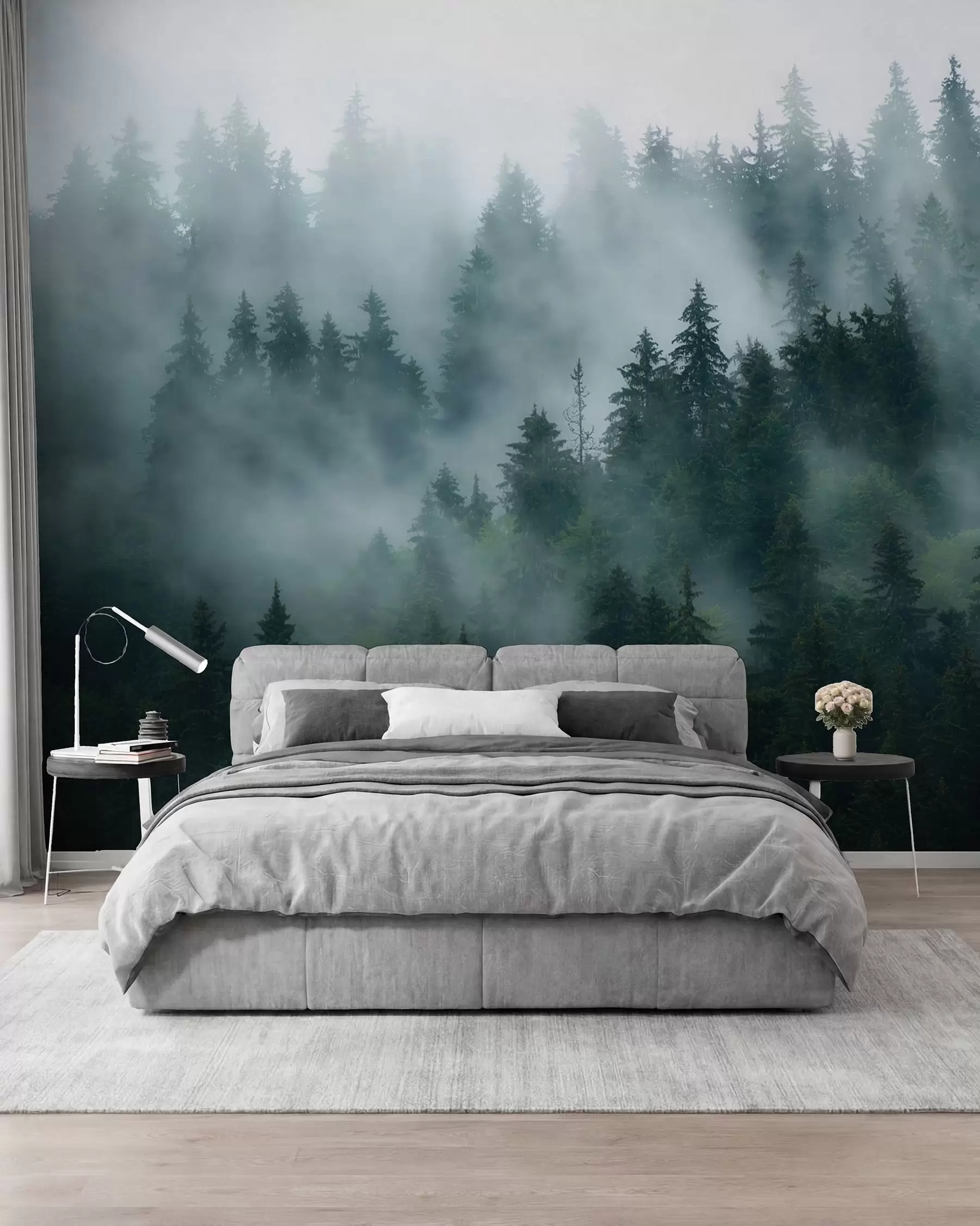 Papier peint Forêt émeraude u57914