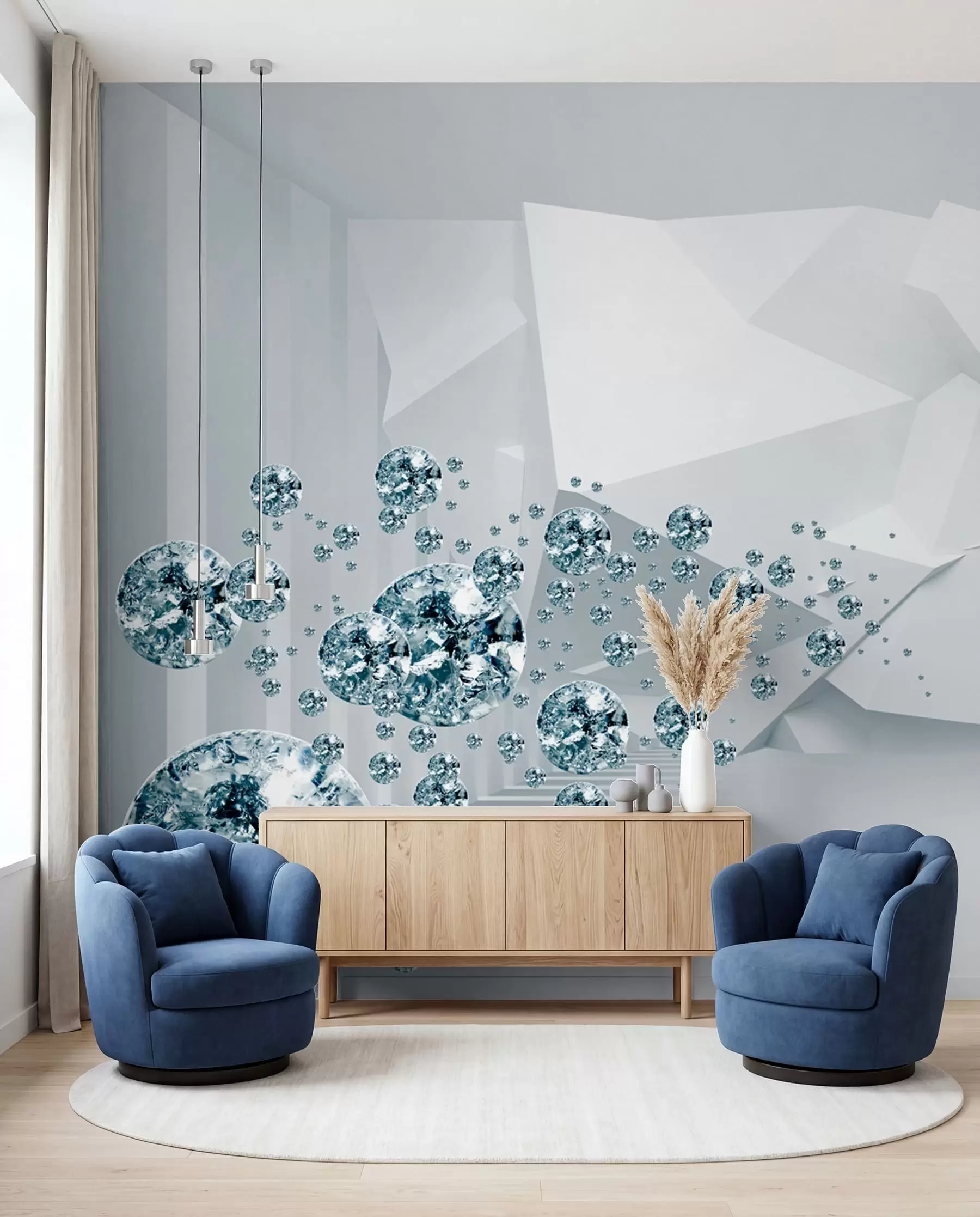 Papier peint Pente, police et art u60340
