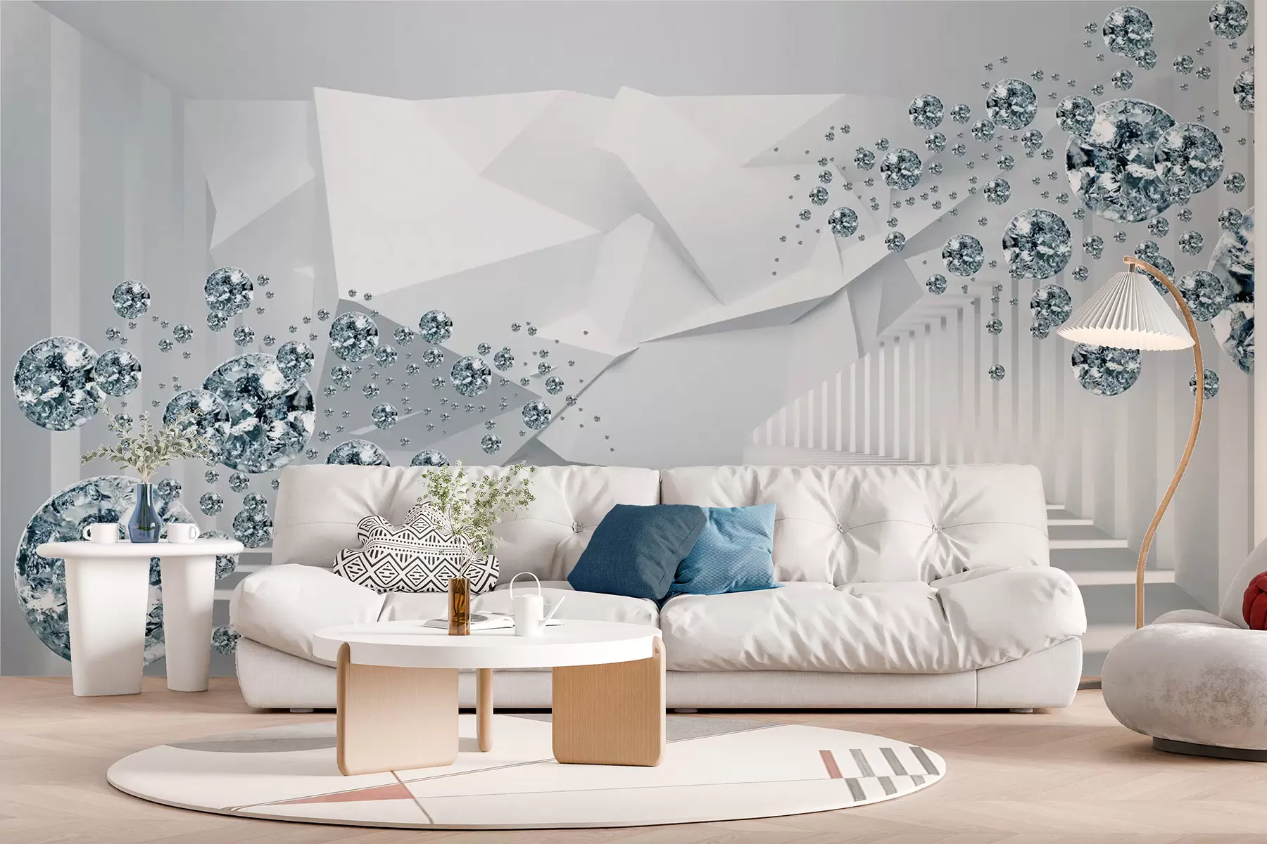 Papier peint Pente, police et art u60340