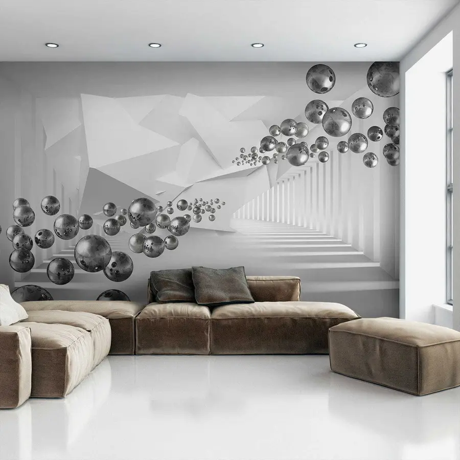Papier peint en gris u63734