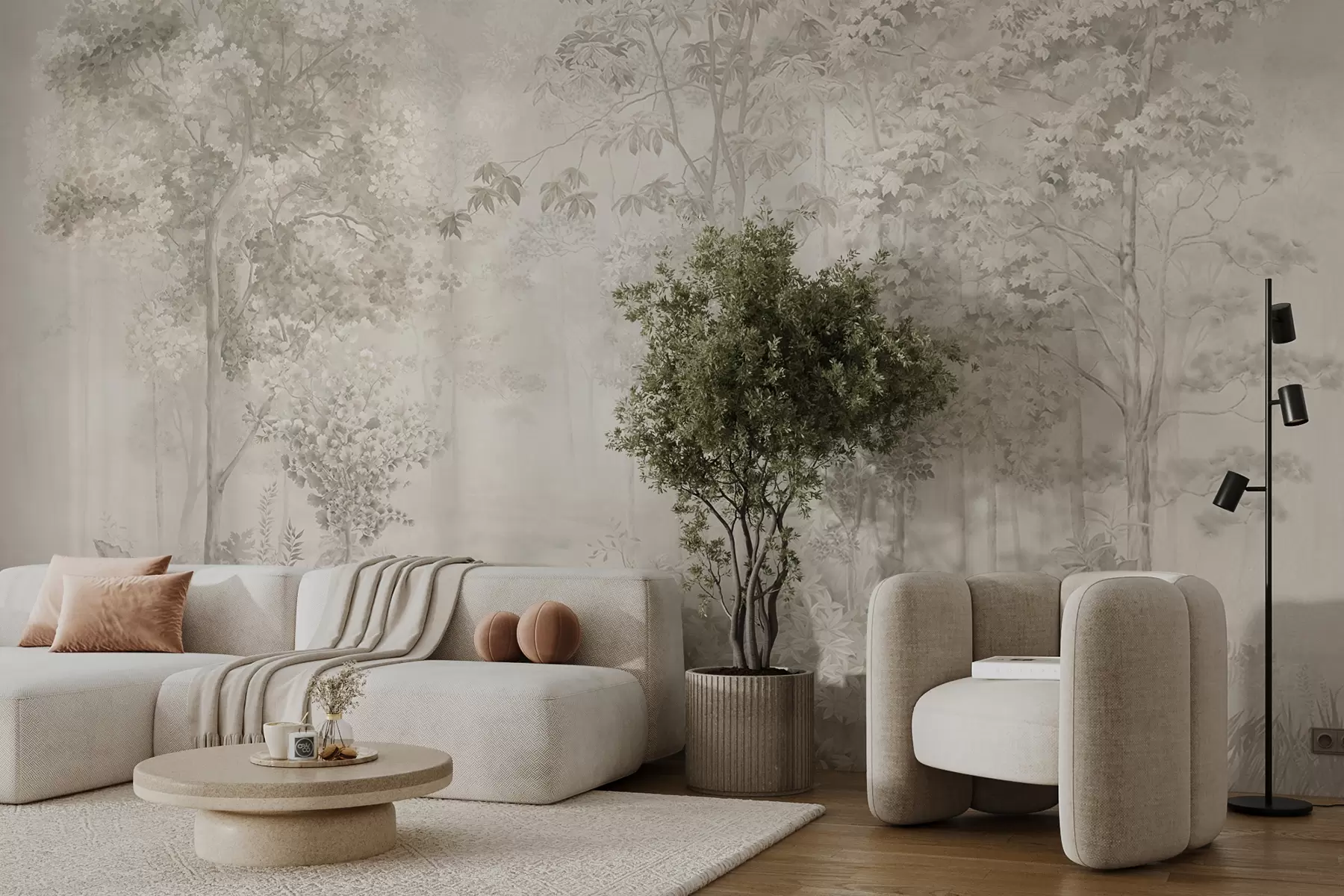 Papier peint Forêt de charme u78448