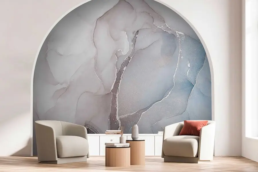 Papier peint Fluide bleu u78458