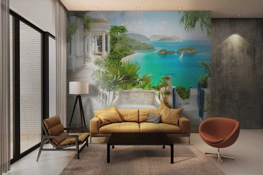 Papier peint Repos sur le rivage u79434 buy France - Uwalls.fr Papier peint Repos sur le rivage u79434